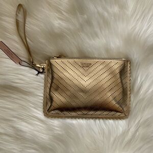 Victoria’s Secret Gold Wristlet Clutch